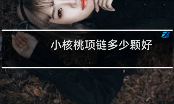 小核桃项链多少颗好