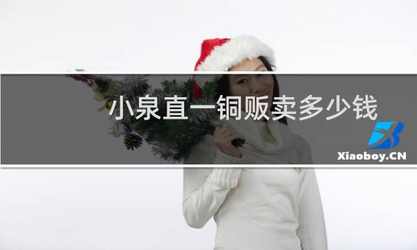 小泉直一铜贩卖多少钱