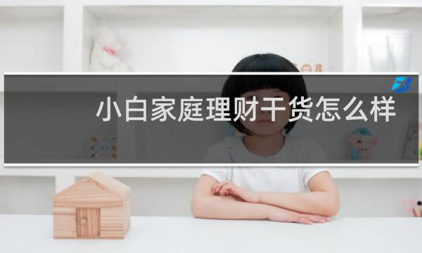 小白家庭理财干货怎么样