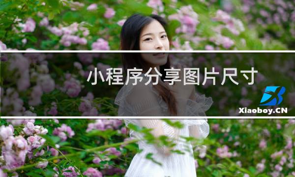 小程序分享图片尺寸