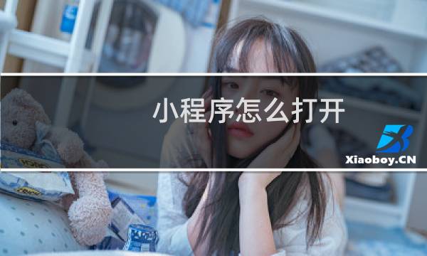 小程序怎么打开