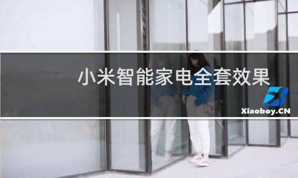 小米智能家电全套效果