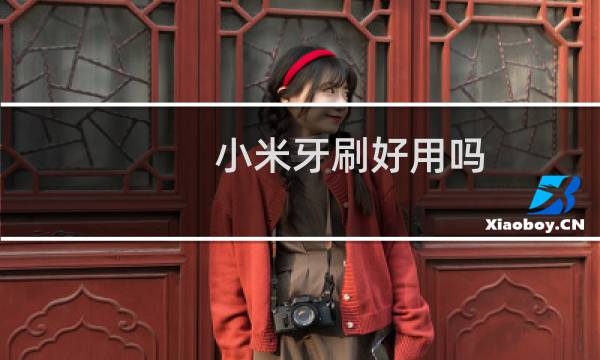 小米牙刷好用吗