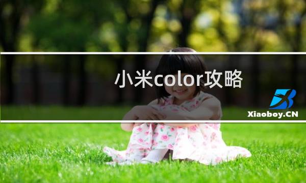 小米color攻略