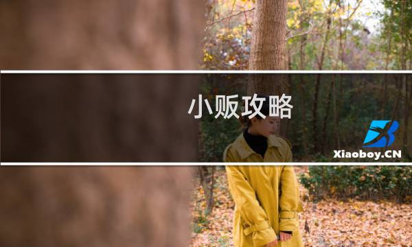 小贩攻略