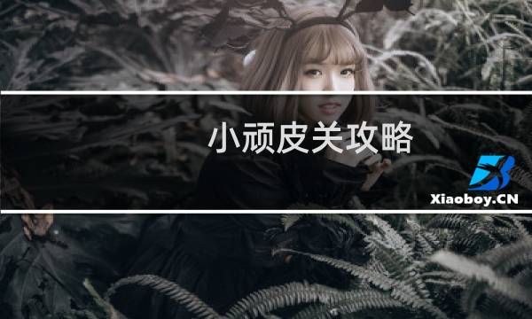 小顽皮关攻略