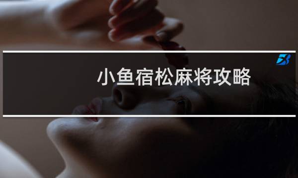 小鱼宿松麻将攻略