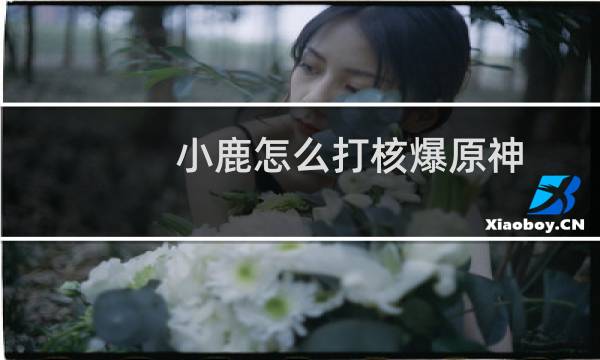 小鹿怎么打核爆原神
