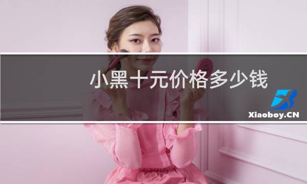小黑十元价格多少钱