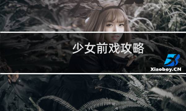少女前戏攻略