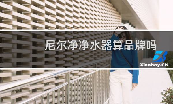 尼尔净净水器算品牌吗