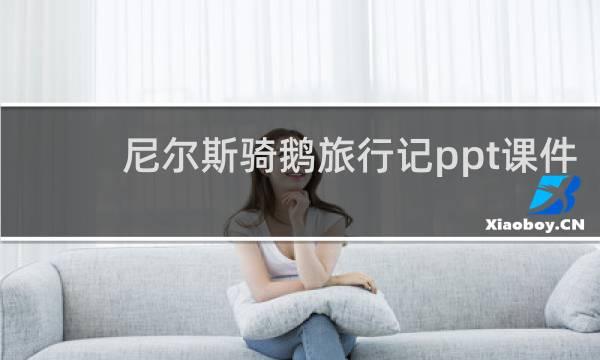 尼尔斯骑鹅旅行记ppt课件