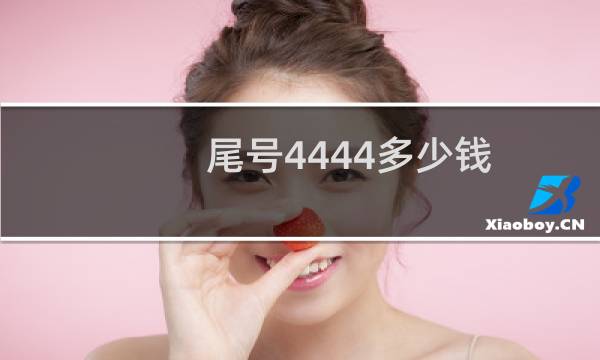 尾号4444多少钱