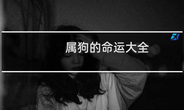 属狗的命运大全