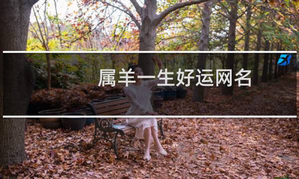 属羊一生好运网名