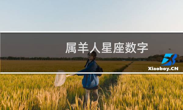 属羊人星座数字