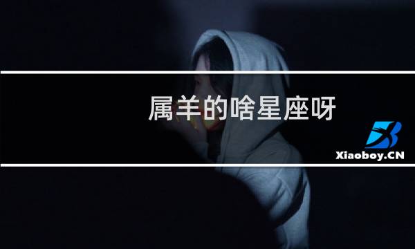 属羊的啥星座呀