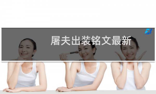 屠夫出装铭文最新