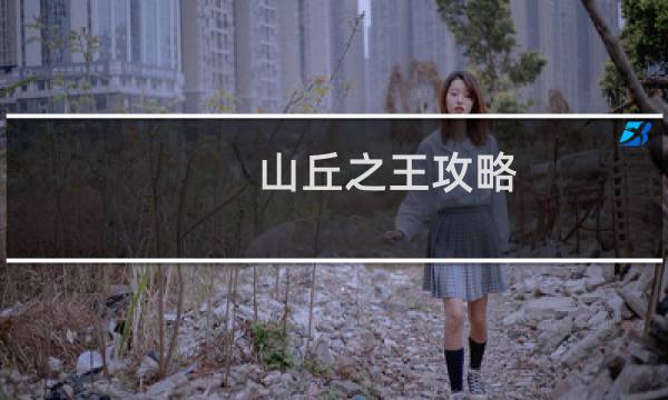 山丘之王攻略