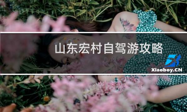 山东宏村自驾游攻略
