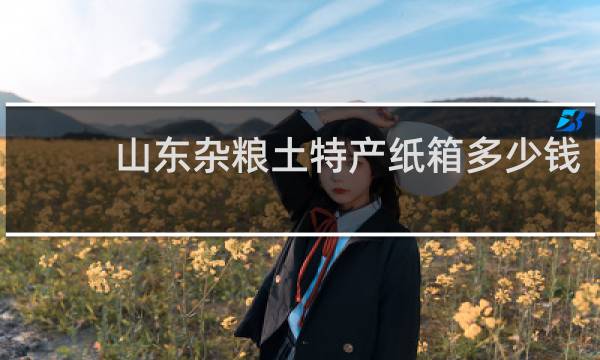山东杂粮土特产纸箱多少钱