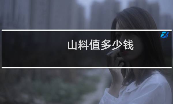 山料值多少钱