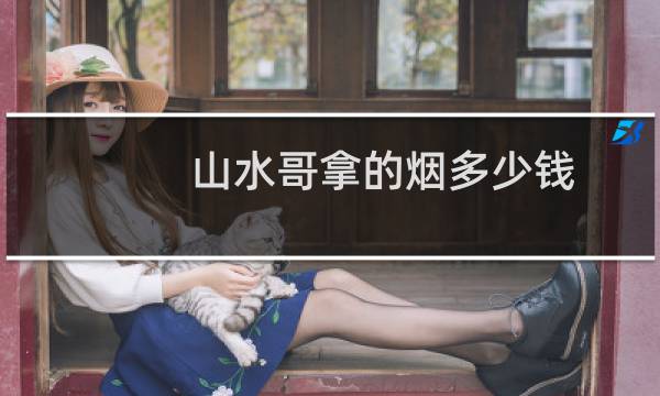 山水哥拿的烟多少钱