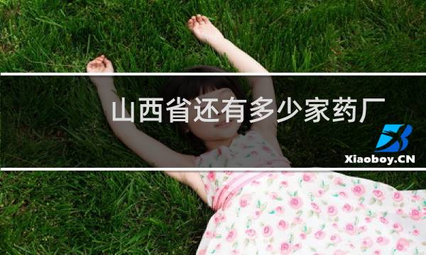 山西省还有多少家药厂