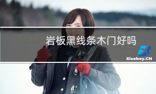 岩板黑线条木门好吗