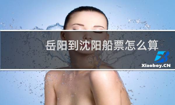 岳阳到沈阳船票怎么算