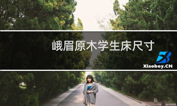 峨眉原木学生床尺寸