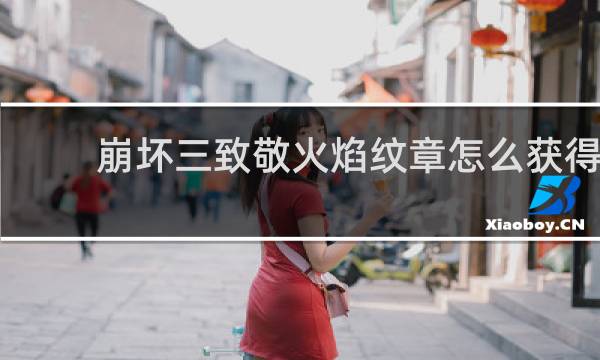 崩坏三致敬火焰纹章怎么获得