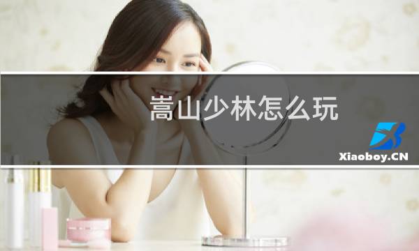 嵩山少林怎么玩