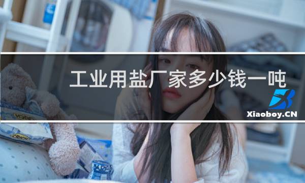 工业用盐厂家多少钱一吨