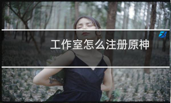 工作室怎么注册原神