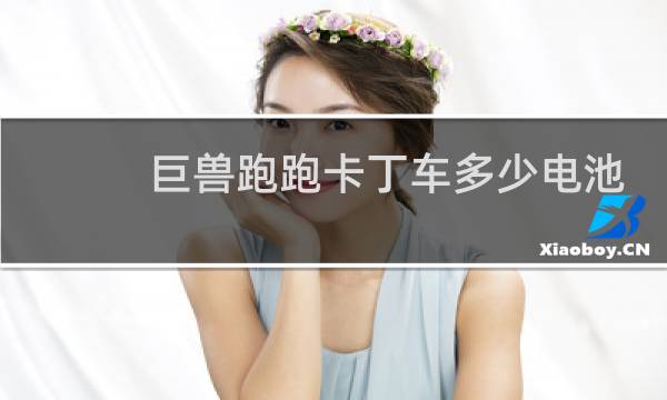 巨兽跑跑卡丁车多少电池