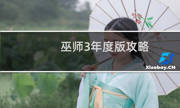 巫师3年度版攻略