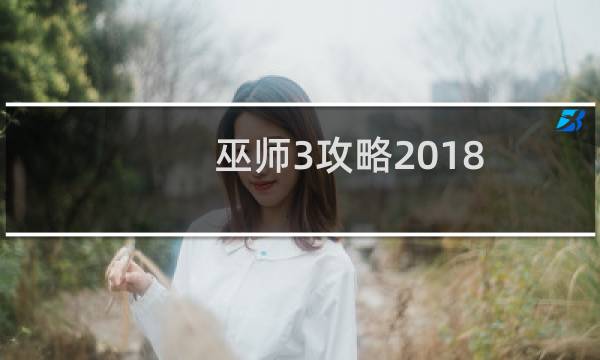巫师3攻略2018