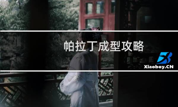 帕拉丁成型攻略