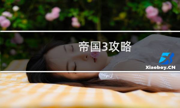 帝国3攻略