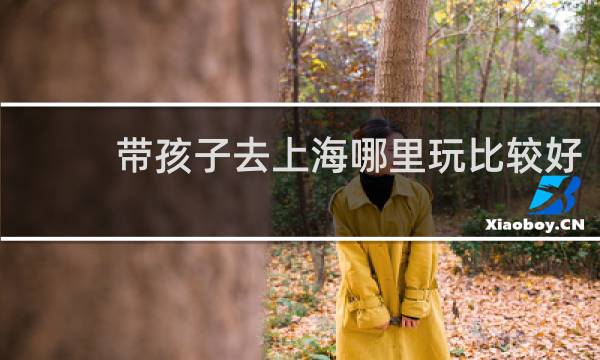 带孩子去上海哪里玩比较好