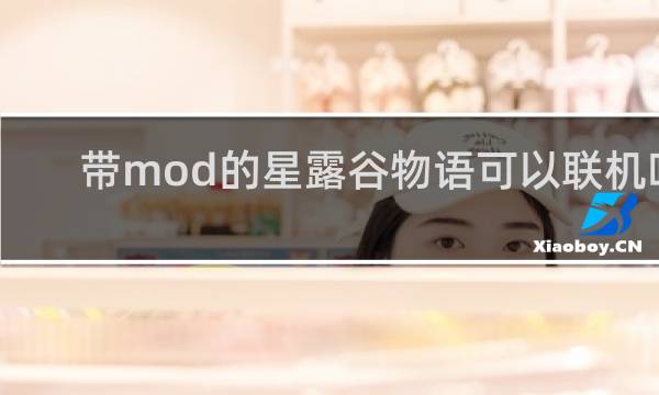 带mod的星露谷物语可以联机吗