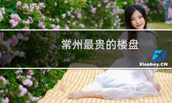 常州最贵的楼盘