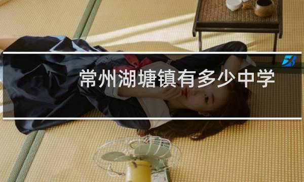 常州湖塘镇有多少中学