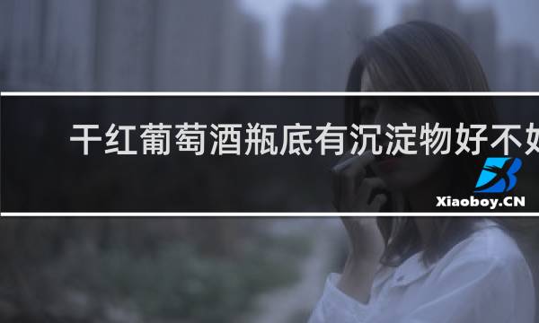 干红葡萄酒瓶底有沉淀物好不好
