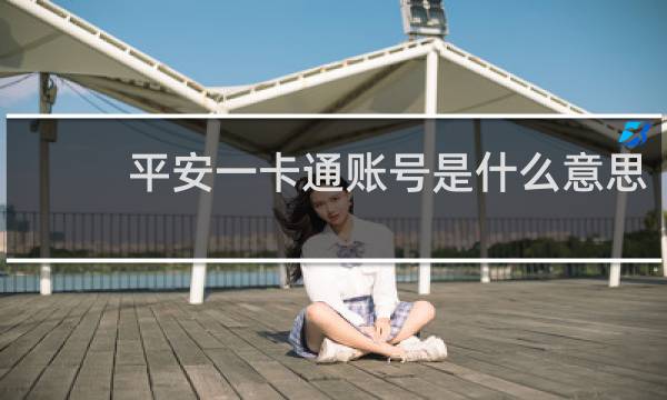 平安一卡通账号是什么意思