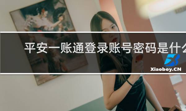平安一账通登录账号密码是什么