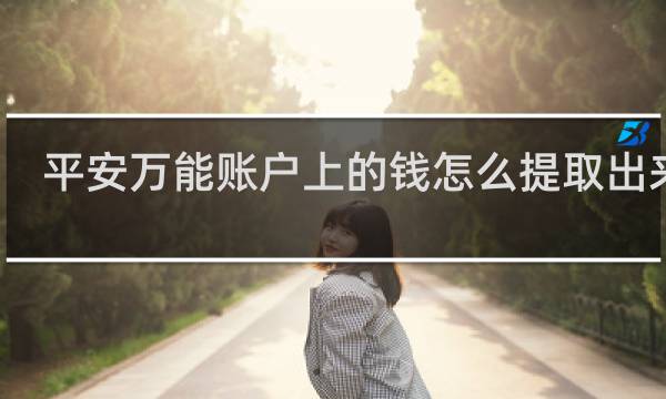 平安万能账户上的钱怎么提取出来吗