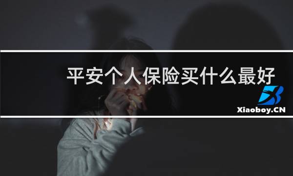平安个人保险买什么最好