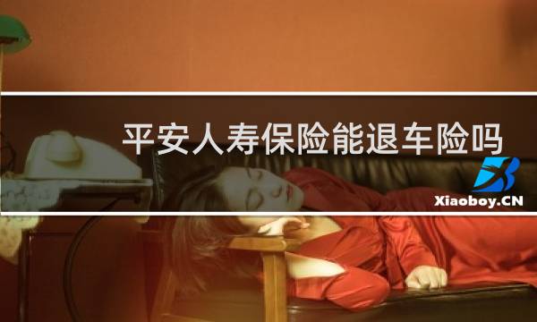 平安人寿保险能退车险吗